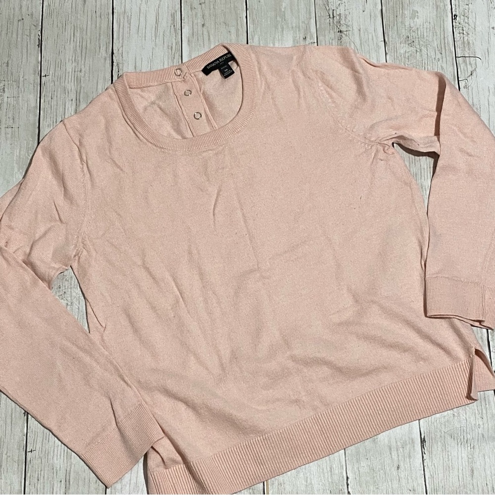 Banana Republic Pink Crew Neck Sweater